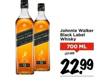 Vomar Voordeelmarkt Johnnie walker black label whisky aanbieding