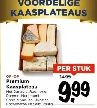 Vomar Voordeelmarkt Premium kaasplateau aanbieding