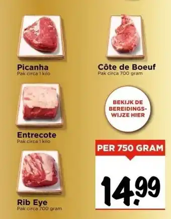 Vomar Voordeelmarkt Rib eye pak aanbieding