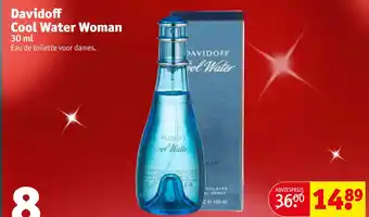 Kruidvat Davidoff cool water woman aanbieding