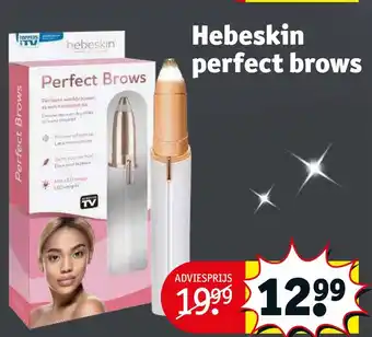 Kruidvat Hebeskin perfect brows aanbieding