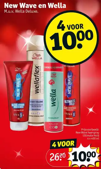 Kruidvat New wave en wella aanbieding