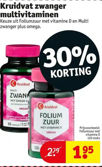 Kruidvat Kruidvat zwanger multivitaminen aanbieding