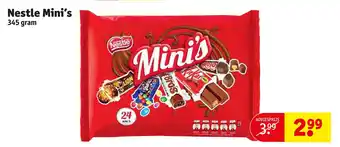 Kruidvat Nestle mini's 345 gram aanbieding