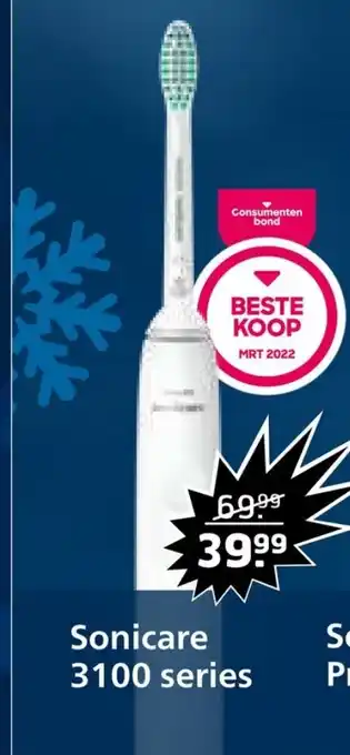 Trekpleister Sonicare 3100 series aanbieding