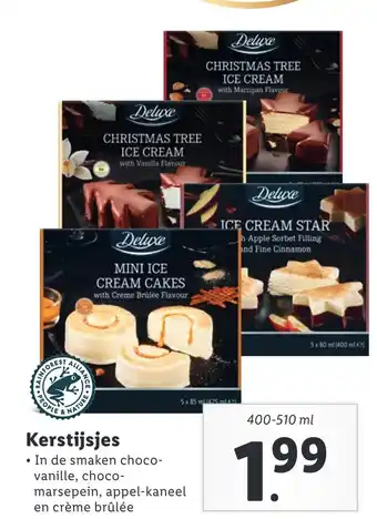 Lidl Kerstijsjes aanbieding