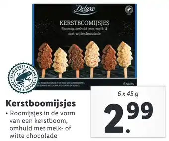 Lidl Kerstboomijsjes aanbieding