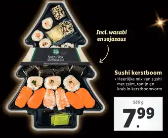 Lidl Sushi kerstboom aanbieding