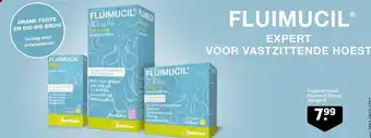 Trekpleister Fluimucil expert voor vastzittende hoest aanbieding