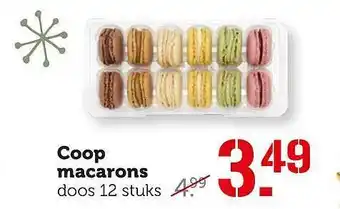 Coop Coop macarons aanbieding