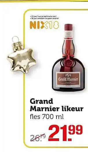 Coop Grand marnier likeur aanbieding