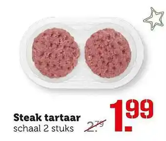 Coop Steak tartaar aanbieding