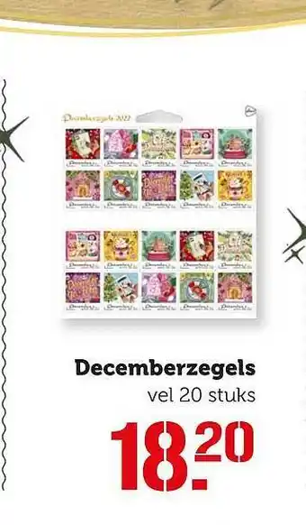 Coop Decemberzegels aanbieding