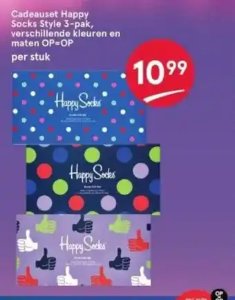 Etos Cadeauset Happy Socks Style 3-pak, verschillende kleuren en maten aanbieding