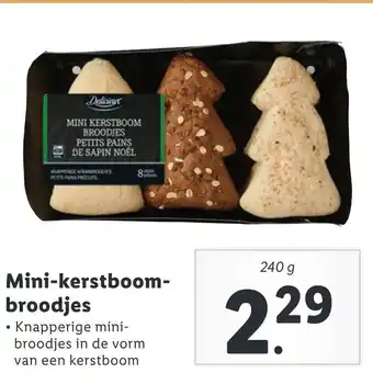 Lidl Mini-kerstboom- broodjes aanbieding