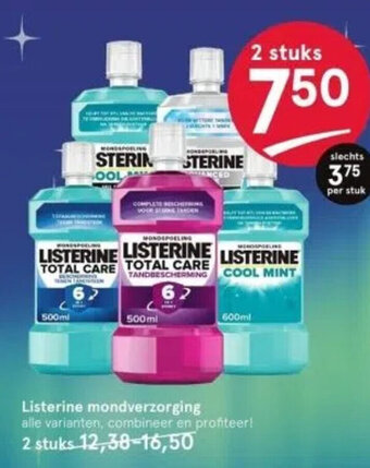 Etos Listerine mondverzorging aanbieding