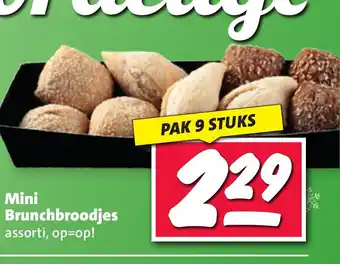 Nettorama Mini Brunchbroodjes 9 stuks aanbieding