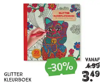 Xenos Glitter kleurboek aanbieding