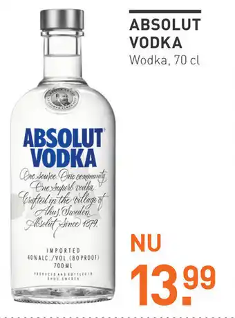 Gall & Gall Absolut Vodka 700ml aanbieding