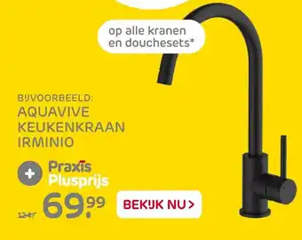 Praxis Aquavive Keukenkraan Irmino aanbieding