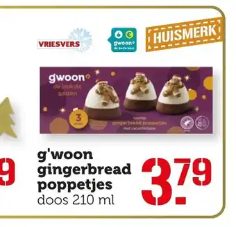 Coop G'woon gingerbread poppetjes 210 ml aanbieding