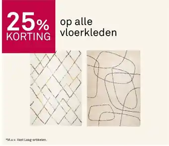 Karwei Op alle vloerkleden aanbieding