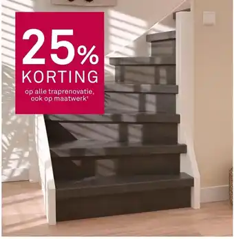 Karwei Op alle traprenovatie, ook op maatwerk aanbieding