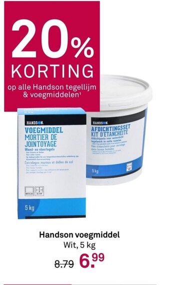 Karwei Handson voegmiddel aanbieding