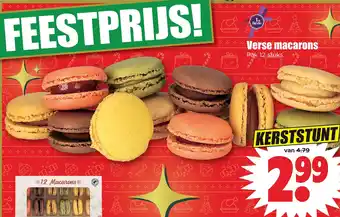 Dirk Verse macarons aanbieding