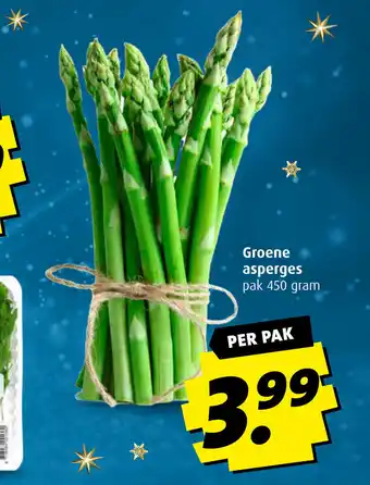 Boni Groene asperges pak 450 gram aanbieding