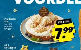 Boni Profiterols taart per stuk aanbieding