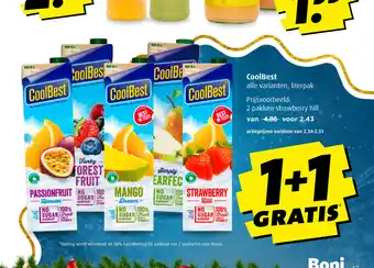 Boni CoolBest 1+1 Gratis aanbieding