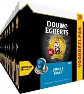 Amazon Douwe egberts koffiecups lungo decaf voordeelve... aanbieding