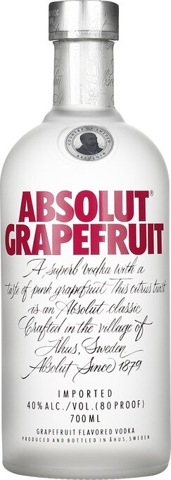 Drankdozijn Absolut grapefruit 70cl aanbieding