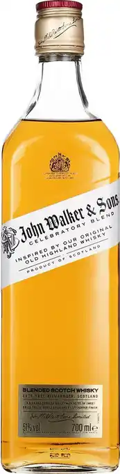 Drankdozijn John walker & sons celebratory blend 70cl aanbieding