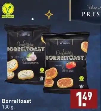 ALDI Borreltoast 130 g. aanbieding