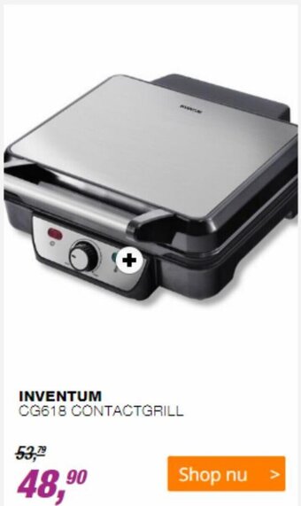 EP Inventum CG618 contactgrill aanbieding