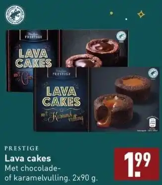 ALDI Lava cakes aanbieding