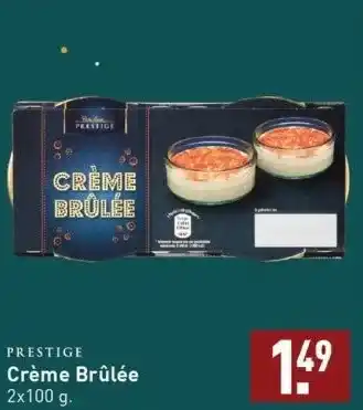 ALDI Crème brûlée 2x100 g. aanbieding