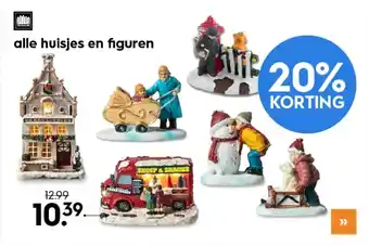 Blokker Alle huisjes en figuren aanbieding