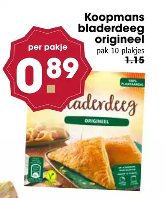 Boon`s Markt Koopmans bladerdeeg origineel aanbieding