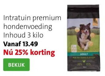 Intratuin Intratuin premium hondenvoeding aanbieding