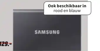 MediaMarkt Samsung ssd portable t7 1 tb externe ssd aanbieding