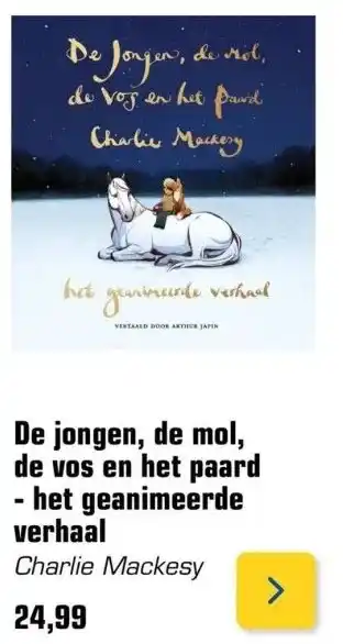 Primera De jongen, de mol, de vos en het paard - het geanimeerde verhaal aanbieding