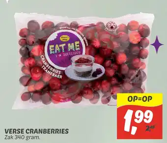 Dekamarkt Verse cranberries aanbieding