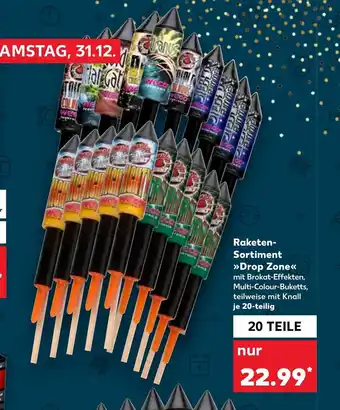 Kaufland DE Raketen-Sortiment Drop Zone 20-teilig aanbieding