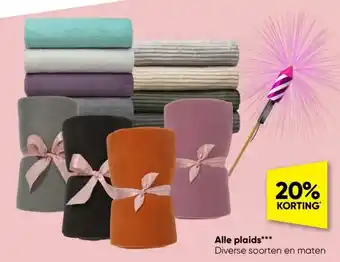 Big Bazar Alle plaids aanbieding