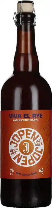 Drankdozijn Jopen viva el rye 75cl aanbieding