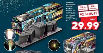 Kaufland DE Verbund-Feuerwerk Ghost-busters 524 g 92 schuss aanbieding