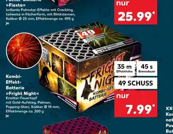 Kaufland DE Kombi-Effekt-Batterie Fright Night 49 schuss aanbieding